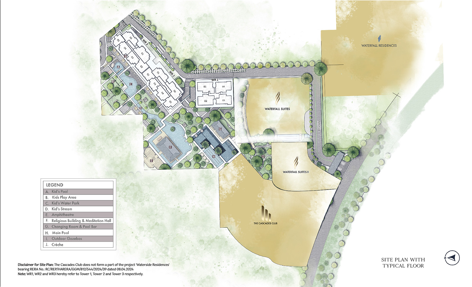 Krisumi Waterside Residences Site Plan